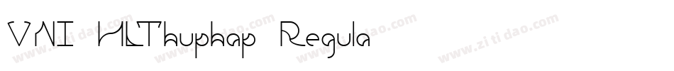 VNI-HLThuphap Regula字体转换